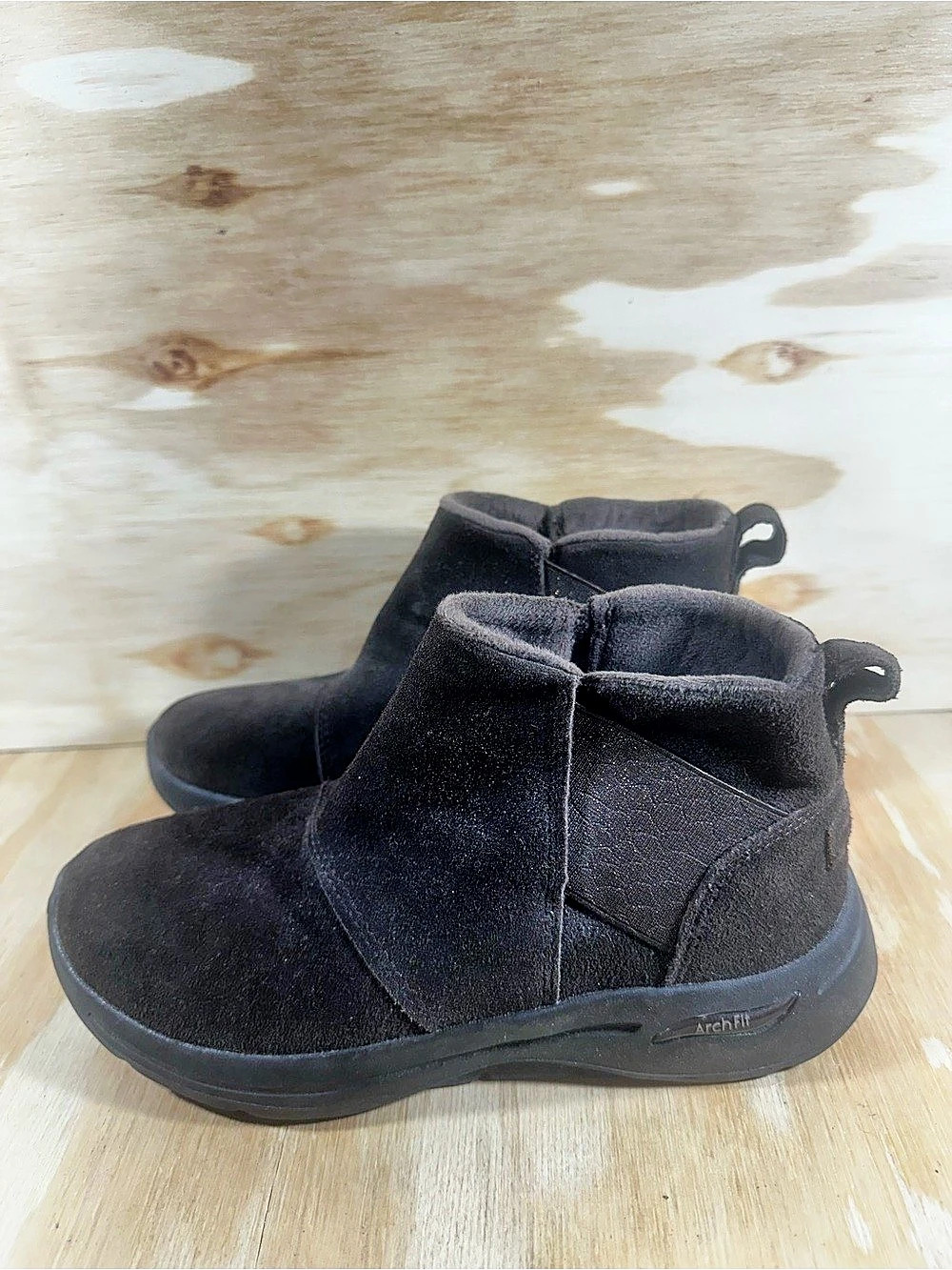 Skechers Brown Suede Arch Fit Mojave Ankle Boots US 7